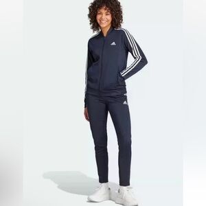 Adidas Women Essentials 3-Stripes Training Track Suit Legend Ink/white Small